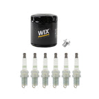 Wix Oil Filter & NGK 6 Platinum Spark Plugs for Toyota 4Runner Pickup