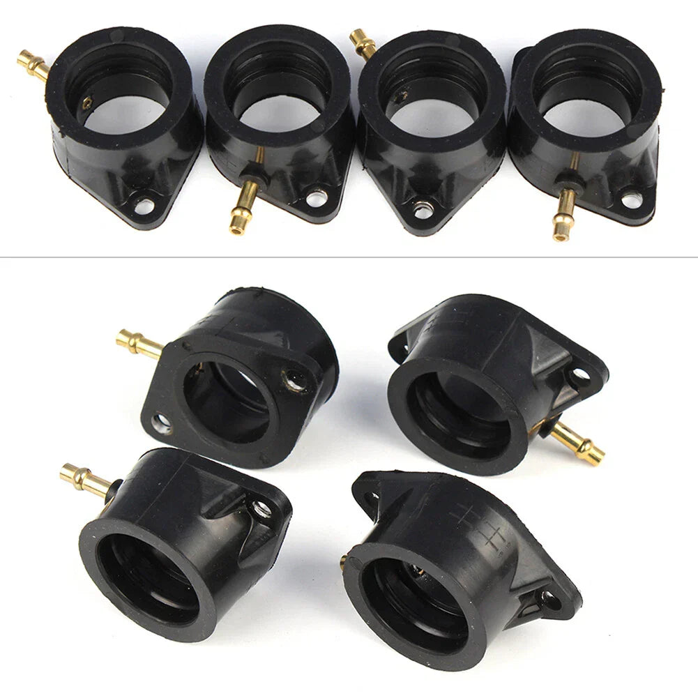 4 Pcs Carburetor Intake Manifold Boots for Kawasaki KZ1000 KZ1100 (1977-1983)