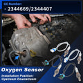 Set of 4 Upstream Downstream Oxygen Sensors for Chevy Silverado 6.0L (2003–2004)