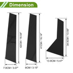 6 Pcs Pillar Window Trim for Chevy Trax (2024) Black