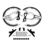 Brake Rotor Cover LED Amber Light Smoke Lens for Honda Goldwing GL1800 (2018–2023)