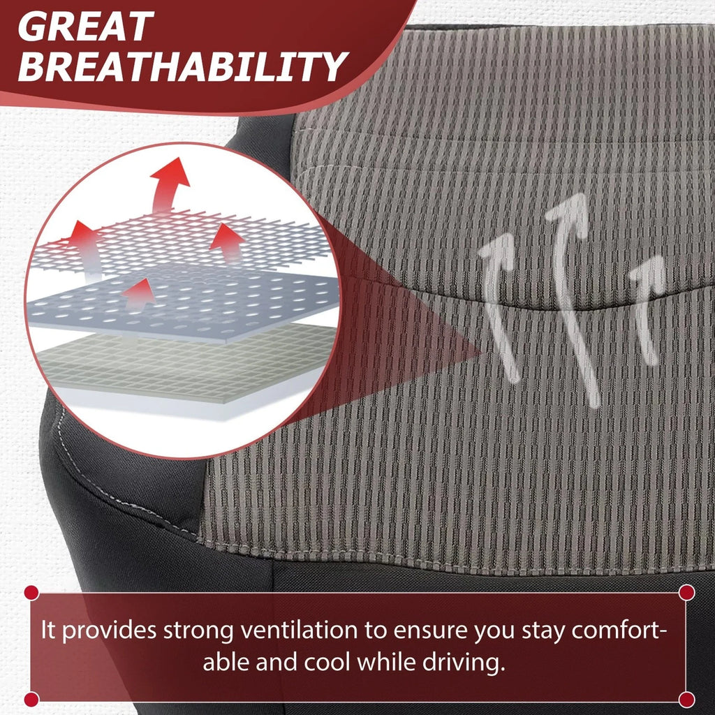 Driver Bottom Seat Cover & Foam Cushion for Dodge Ram 1500 2500 3500 (2009–2012)