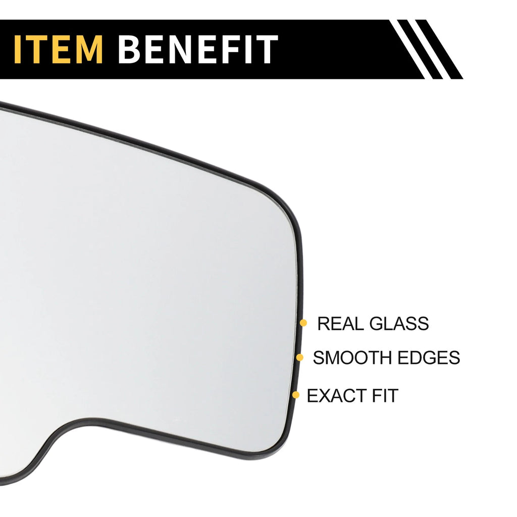 Heated Mirror Glass for Chevrolet Silverado 1500 2500 3500 (2007–2018)