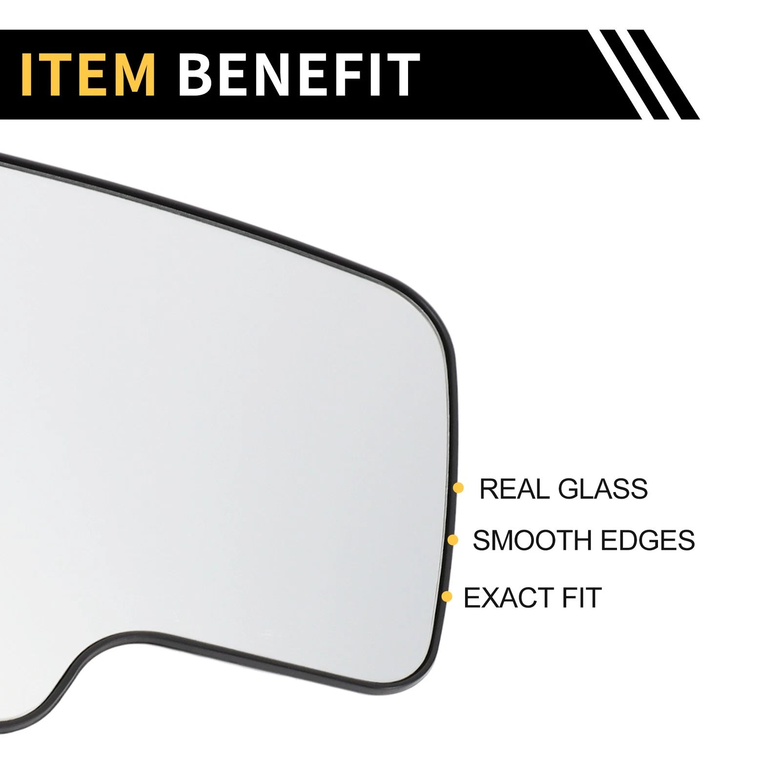 Heated Mirror Glass for Chevrolet Silverado 1500 2500 3500 (2007–2018)