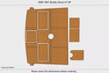 EVA Foam Teak Deck Flooring Mat for Buddy Davis 47 SF (1989–1991)