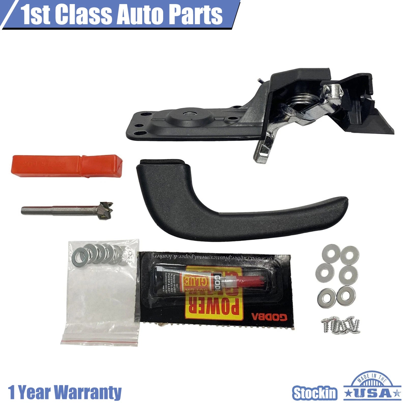 Interior Door Handle for Chevy GMC Sierra Silverado (2007–2014) LH Driver