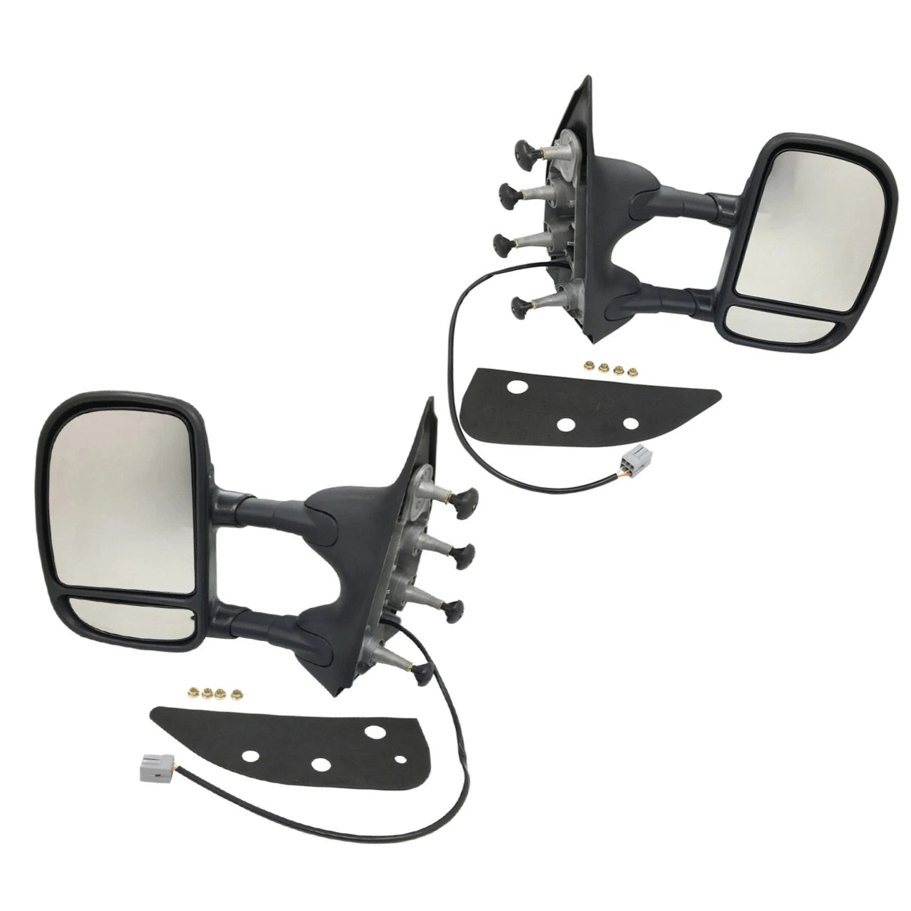 Pair Power Folding Side View Mirrors FO1320329 for Ford E-250 E-350 (2008–2014)