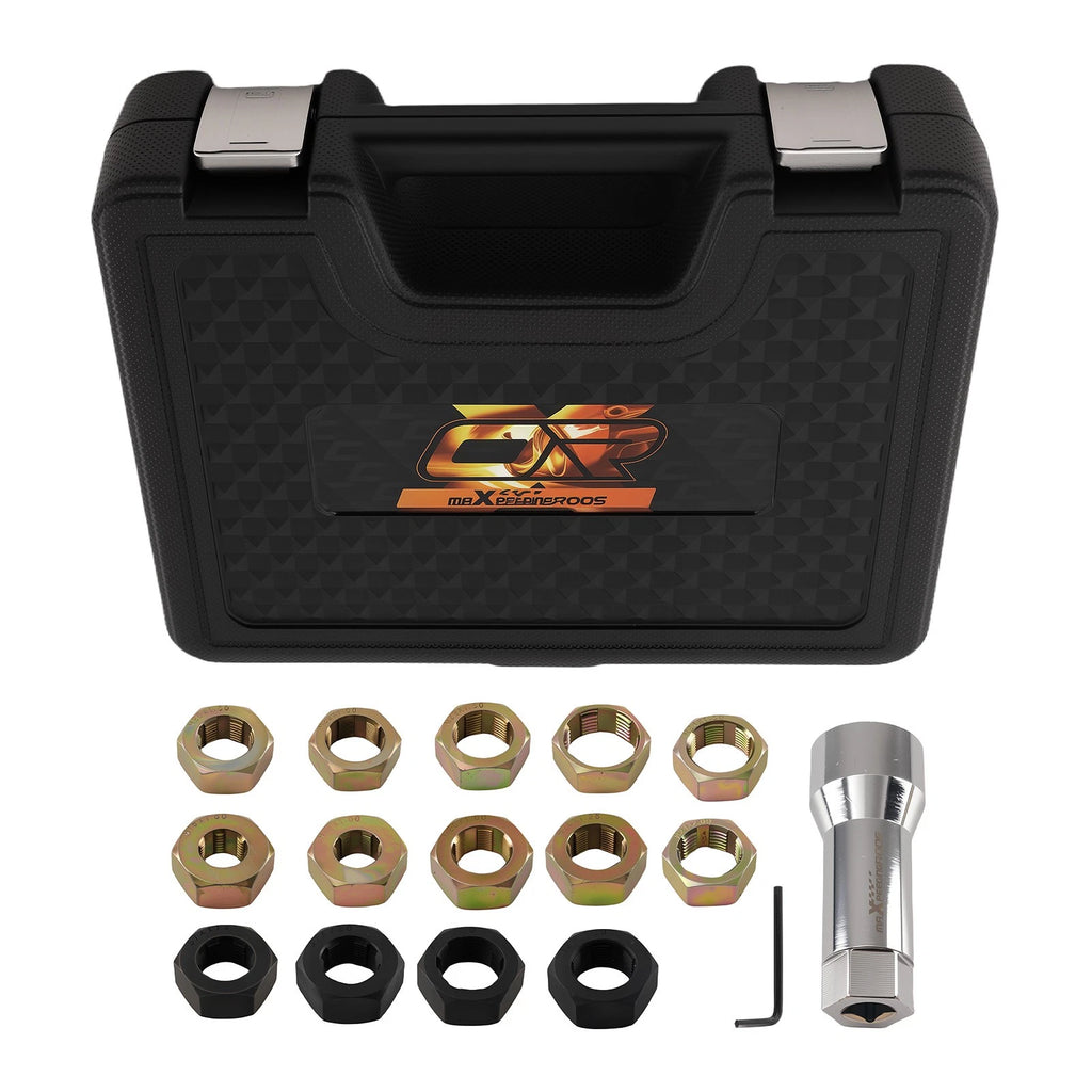 16PC Thread Repair Set M16-M27 & SAE for Axle Studs with Storage Case