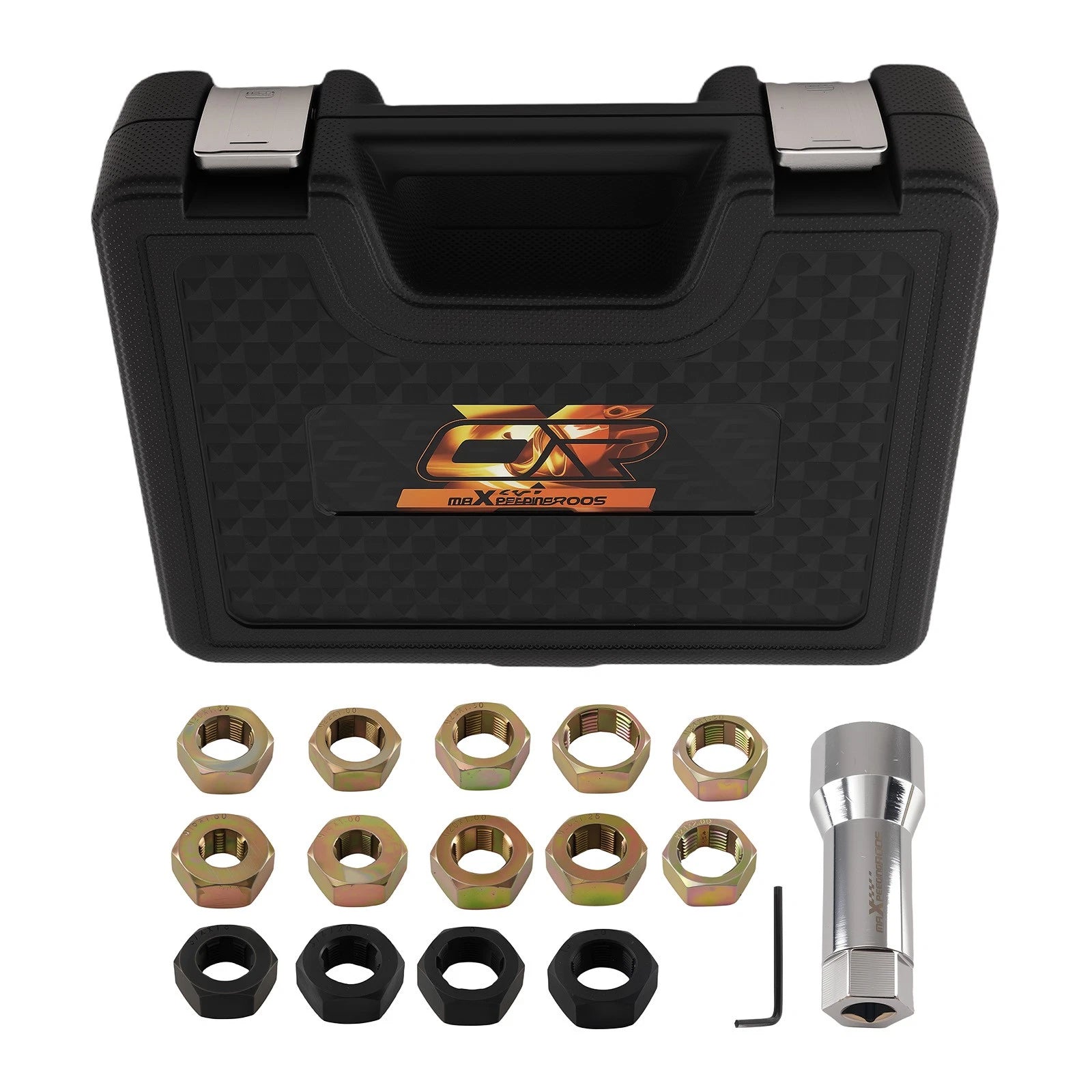 16PC Thread Repair Set M16-M27 & SAE for Axle Studs with Storage Case