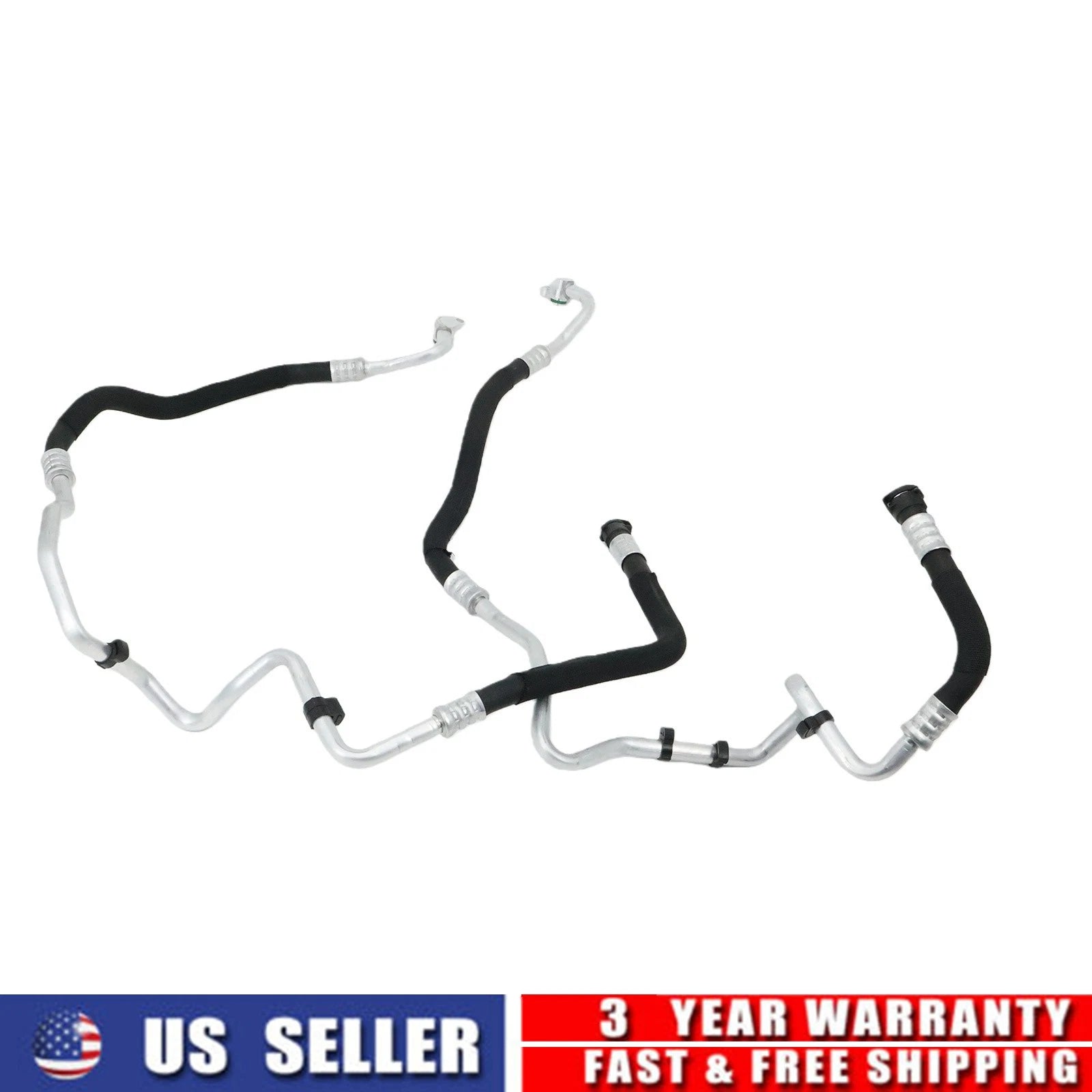 2X Engine Oil Cooler Hose Pipe Inlet & Outlet for BMW 535i 535i xDrive (2009–2013)