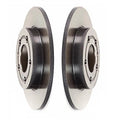 Set of 2 Brembo Rear UV Coated Brake Disc Rotors for Audi TT Quattro (1999–2006)
