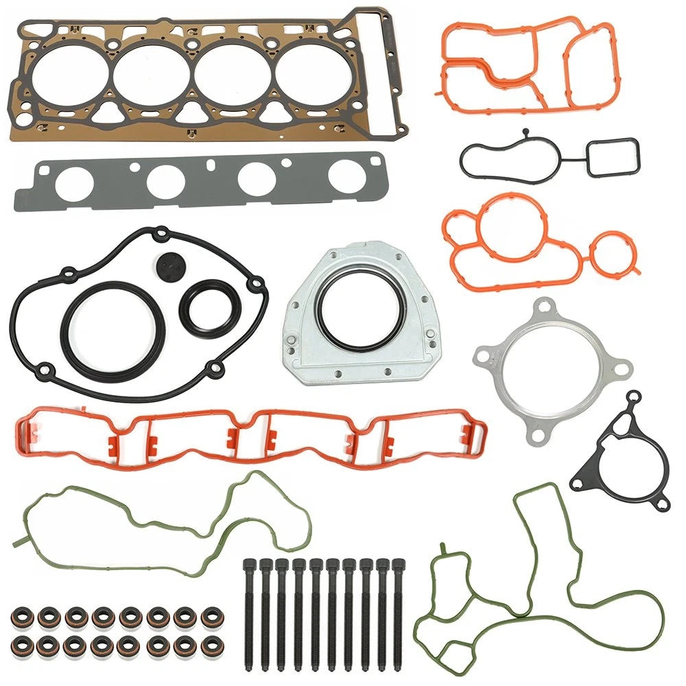 Set of 10 Head Gasket Seal Bolts for VW Tiguan, Passat, Audi A4, A5, Q5 (2008–2015)