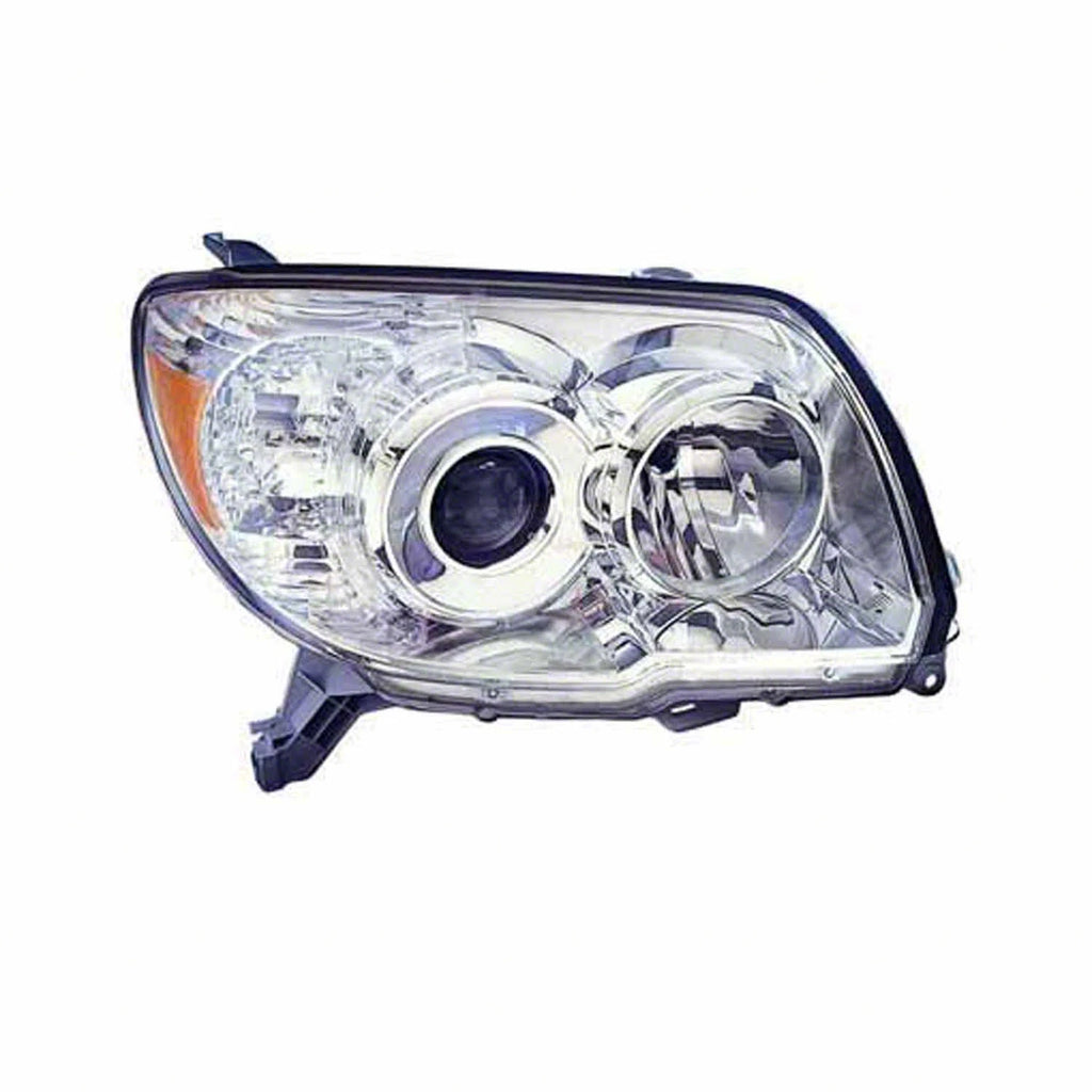 Replacement Clear Chrome Passenger Side Head Light Lens/Housing