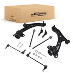 8pc Suspension Front Lower Control Arms & Tie Rods Kit for Ford Mustang (2005–2006)