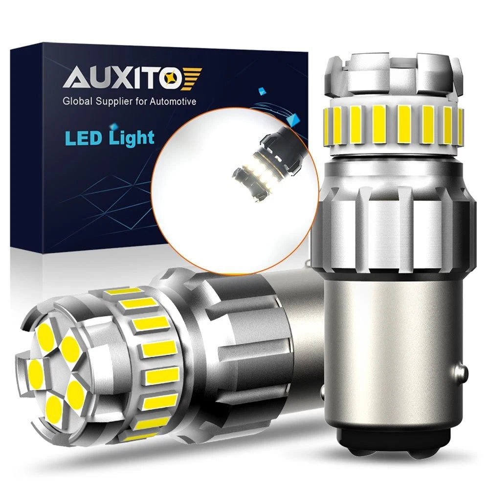 2X Front LED Turn Signal Light Bulb 1157 2057 2357 for AUXITO