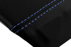 Console Lid Pull Over Cover Leather for Volvo V70 S60 (2005–2007) Blue Stitch