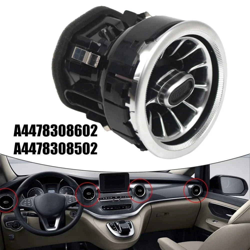 Front Dash A/C Air Vent Outlet for Benz W447 Vito (2014-2023)