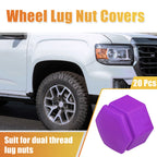 20 Pcs 22mm Wheel Lug Nut Cover for Land Rover Range Rover Sport (2006–2013) Purple