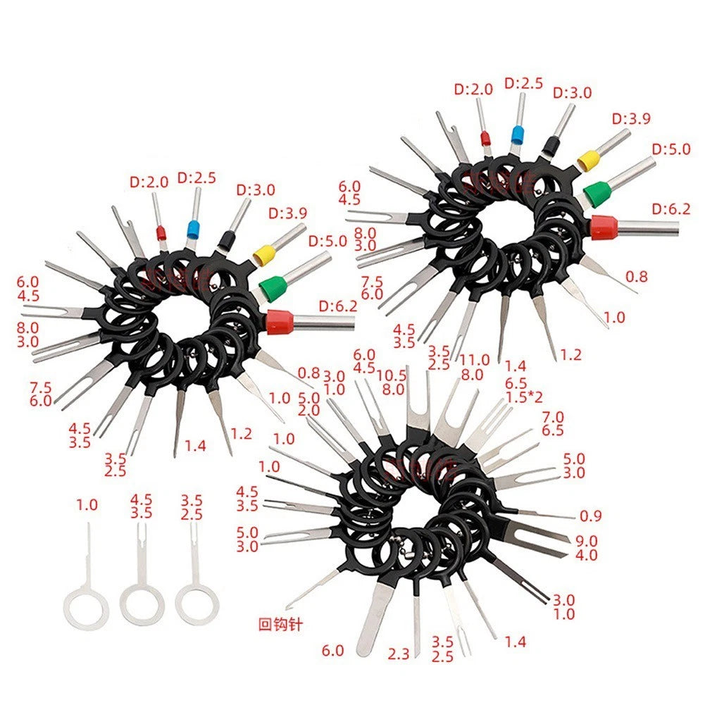 59pcs Connector Pin Removal Tool Set for Automotive Wiring (Universal)