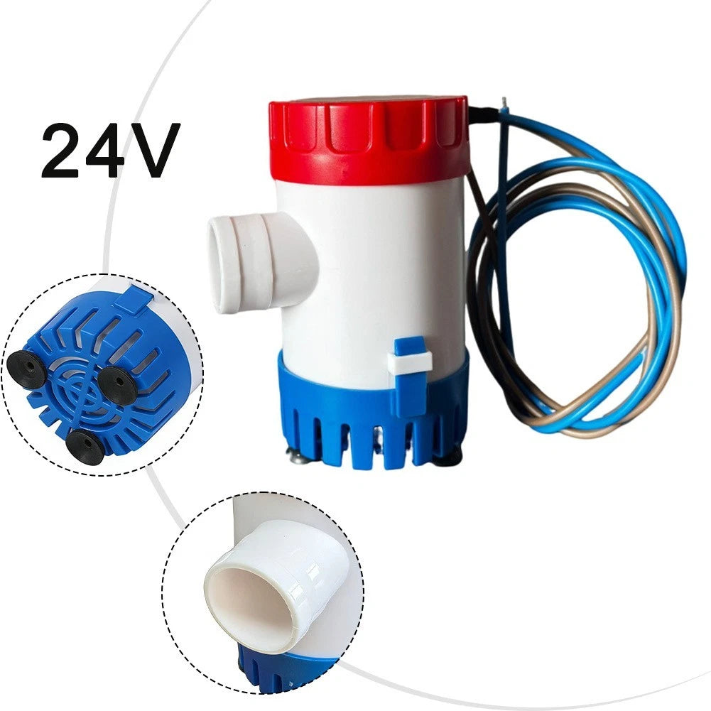 Submersible Bilge Pump 1100 GPH for Yacht Boat (12V 24V)