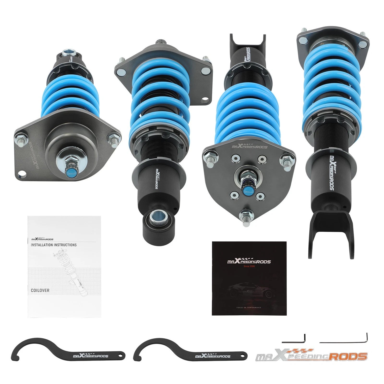 MaXpeedingrods T6 Adjustable Coilovers 24 Way Damping for Mazda RX-8 (2004–2011)