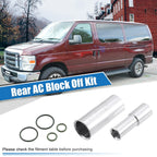 Set of 1 Rear AC Block Off Kit for Ford E Series Econoline Van (1992–2017)