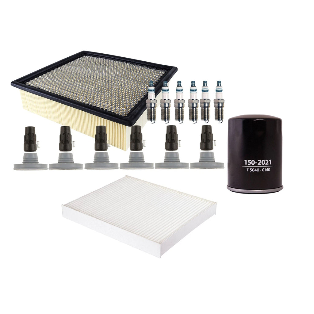 Denso Tune Up Kit 6 Spark Plug & Boots for Police Interceptor Utility (2013–2019)