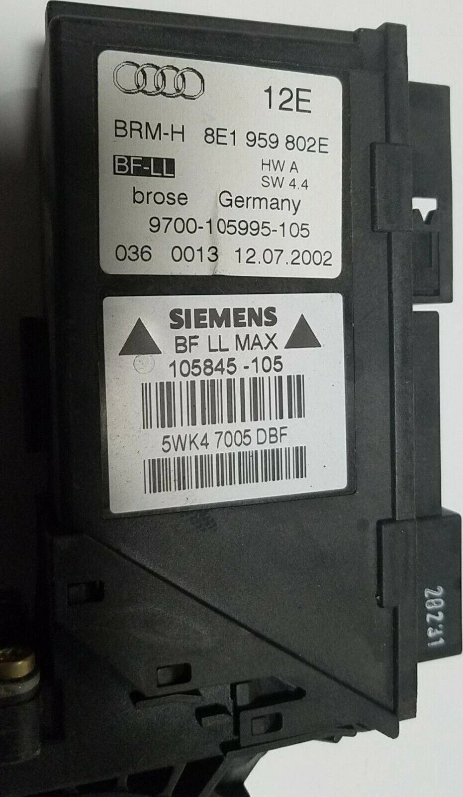 Power Window Motor for Audi A4 S4 (2005) 8E1959802E
