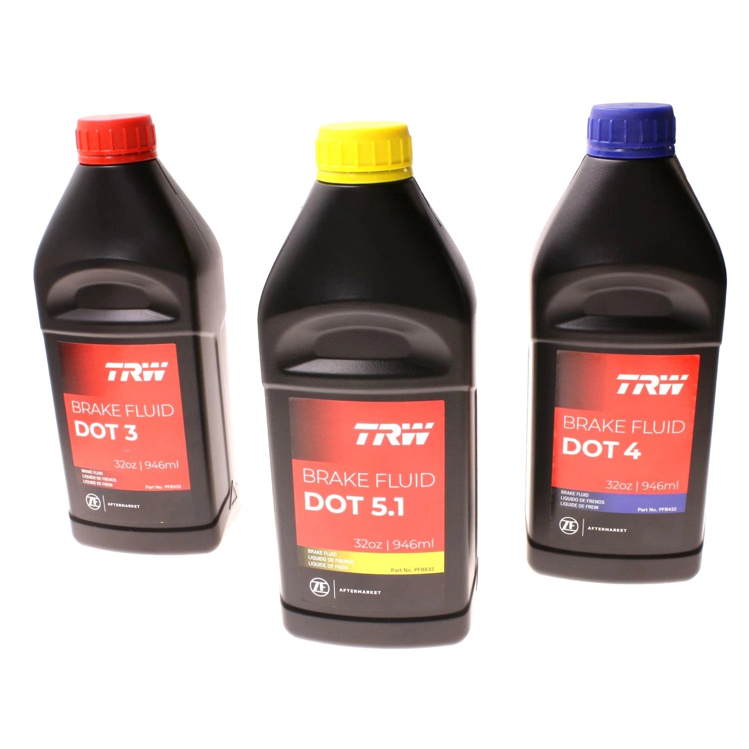 Brake Fluid DOT 5.1 for Various Makes and Models (32 oz)