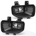 Clear Lens Front Bumper Fog Lights + Switch for Ford F-150 (2015–2017)