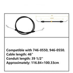 Control Cable for Lawn Mowers (7460550, 9460550)