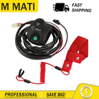 Start Stop Kill Switch & Lanyard for Yamaha WR650 WRA650 (1990–1996)