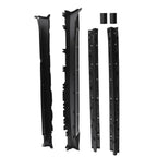 Set of 2 Running Board Side Steps for BMW X5 G05 (2019–2023) Black Aluminum