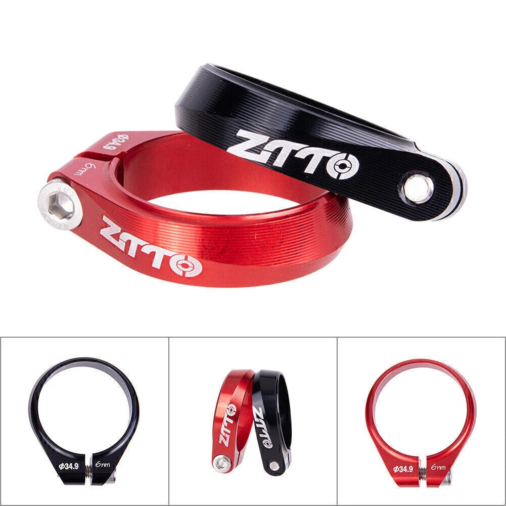 ZTTO 34.9mm Aluminum CNC Tube Clip Seatpost Clamp for Road Bike MTB