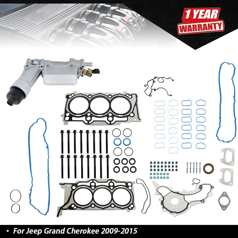 Engine Oil Filter Housing & Head Gasket Set for Dodge Journey (2009–2020)