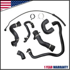 Set of 7 Radiator Coolant Water Hose Pipes for BMW 128i 328i (2007–2011)