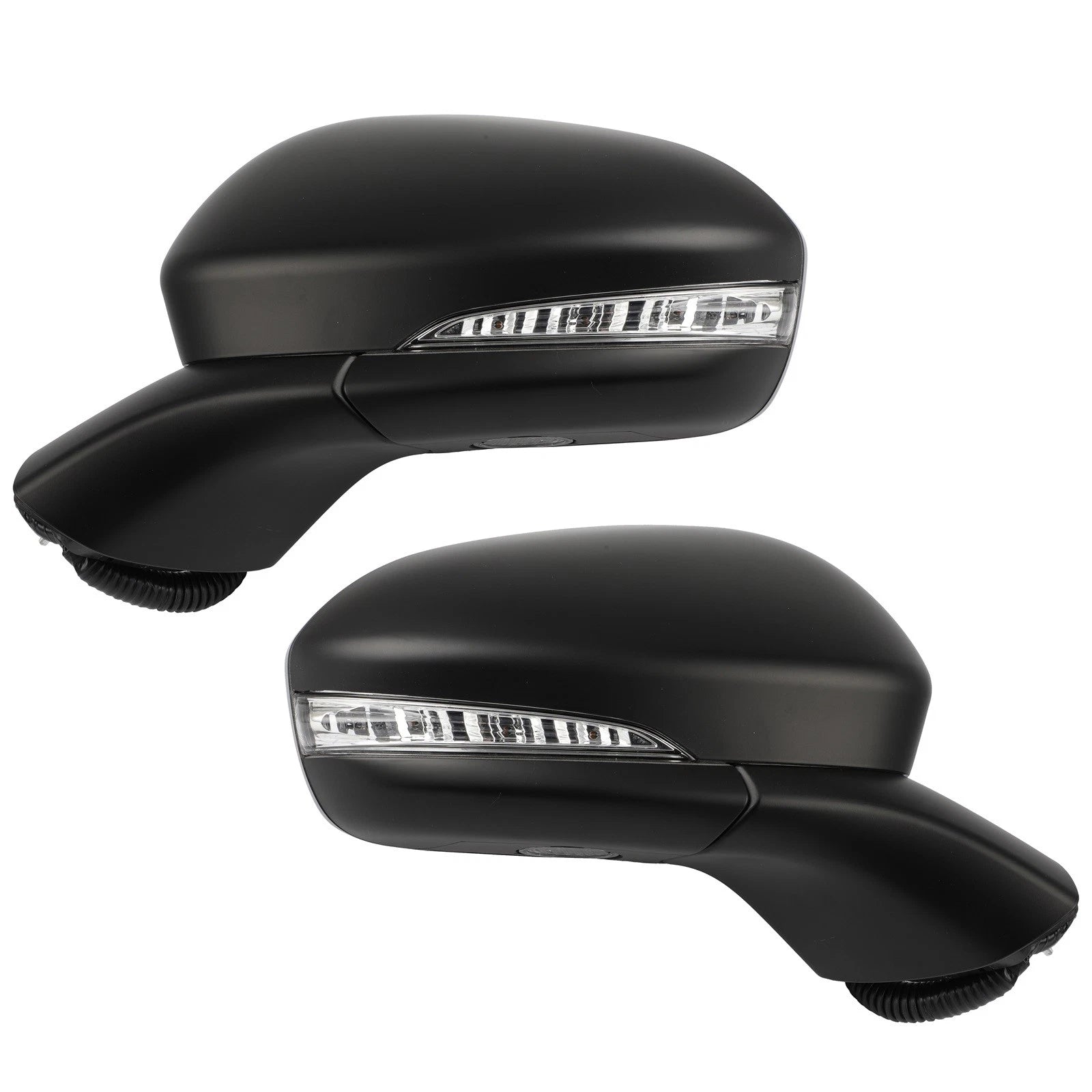 Set of 2 Mirrors for Ford Fusion (2018) Heated Signal Lamp Memory Puddle Light