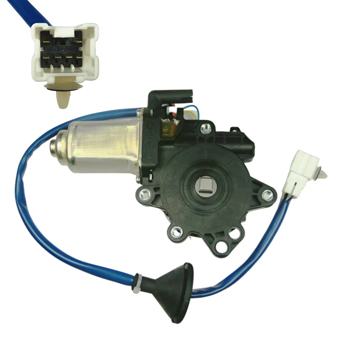 Front Left Window Regulator Lift Motor 6-Pin for Nissan Murano Z50 (2005–2009)