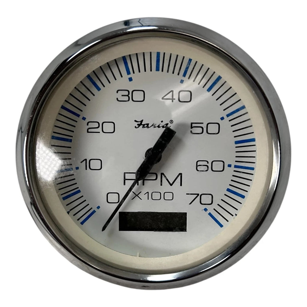 Faria TCH050B 4" Marine Tachometer Gauge 7K RPM for Boats (Cosmetic Wear)