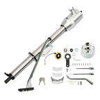 32" Stainless Steel Tilt Steering Column w/ Key & 9 Bolt Adapter for