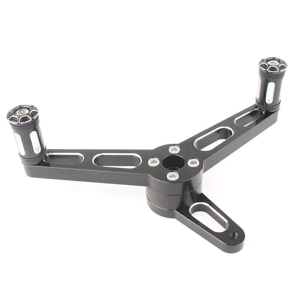 Heel Toe Shifter Lever for Harley Sportster (2004–2018) Black/Silver