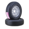 2 Free Country Trailer Tire Rim ST215/75R14 8-Ply D107M 5 Lug x 4.5"