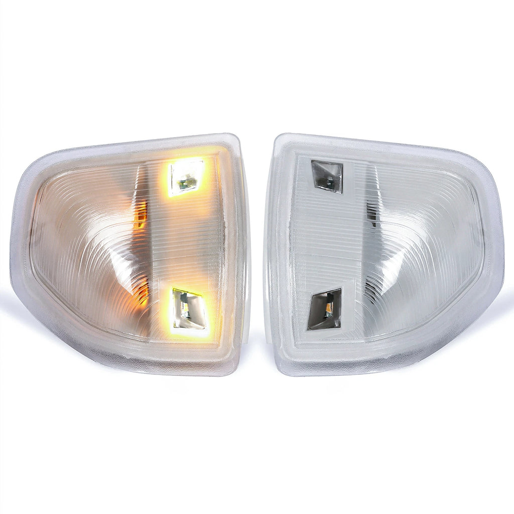 Clear LED Side Mirror Turn Signal Light for Dodge Ram 1500 2500 3500 4500 (2010-2023)
