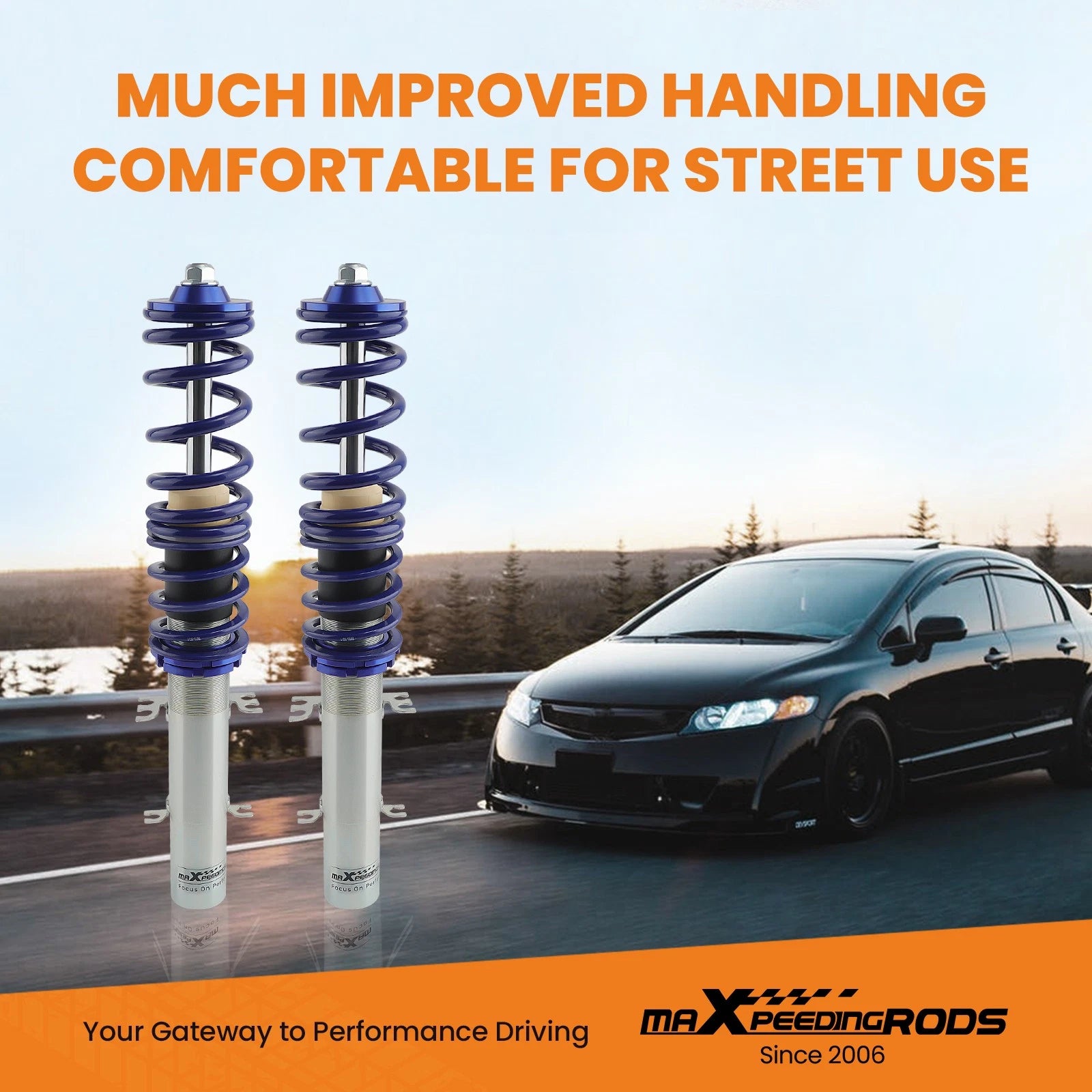 Coilover Kit for VW MK4 Golf GTI Jetta New Beetle (1999-2006)