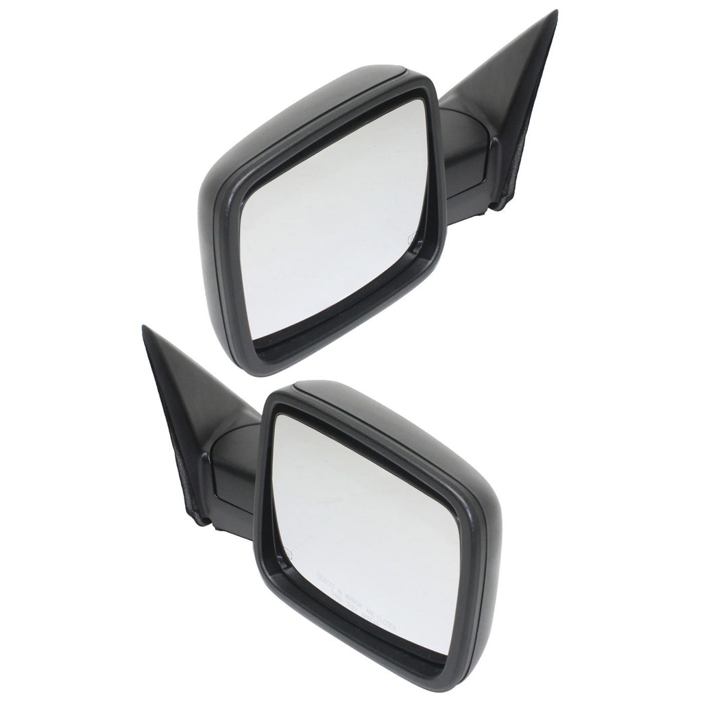 Power Mirror Set for Ram 1500, 2500 (2014–2018) Heated Textured Black