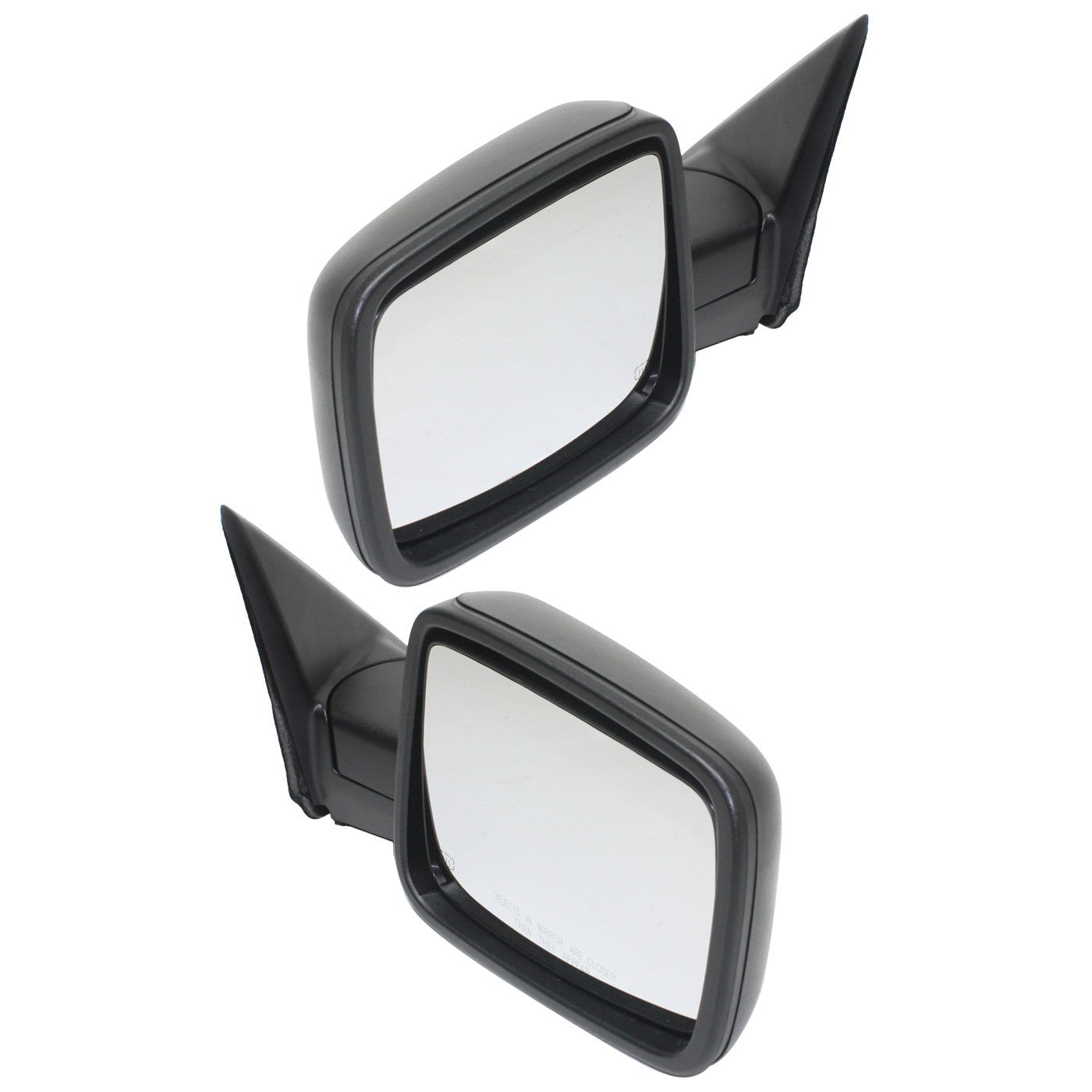 Power Mirror Set for Ram 1500, 2500 (2014–2018) Heated Textured Black