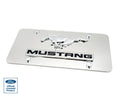 License Plate Frame Premium Running Pony for Ford Mustang (2015–2024)