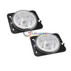 2X Clear LED Amber Side Marker Turn Signal Lights for Jeep Wrangler JK