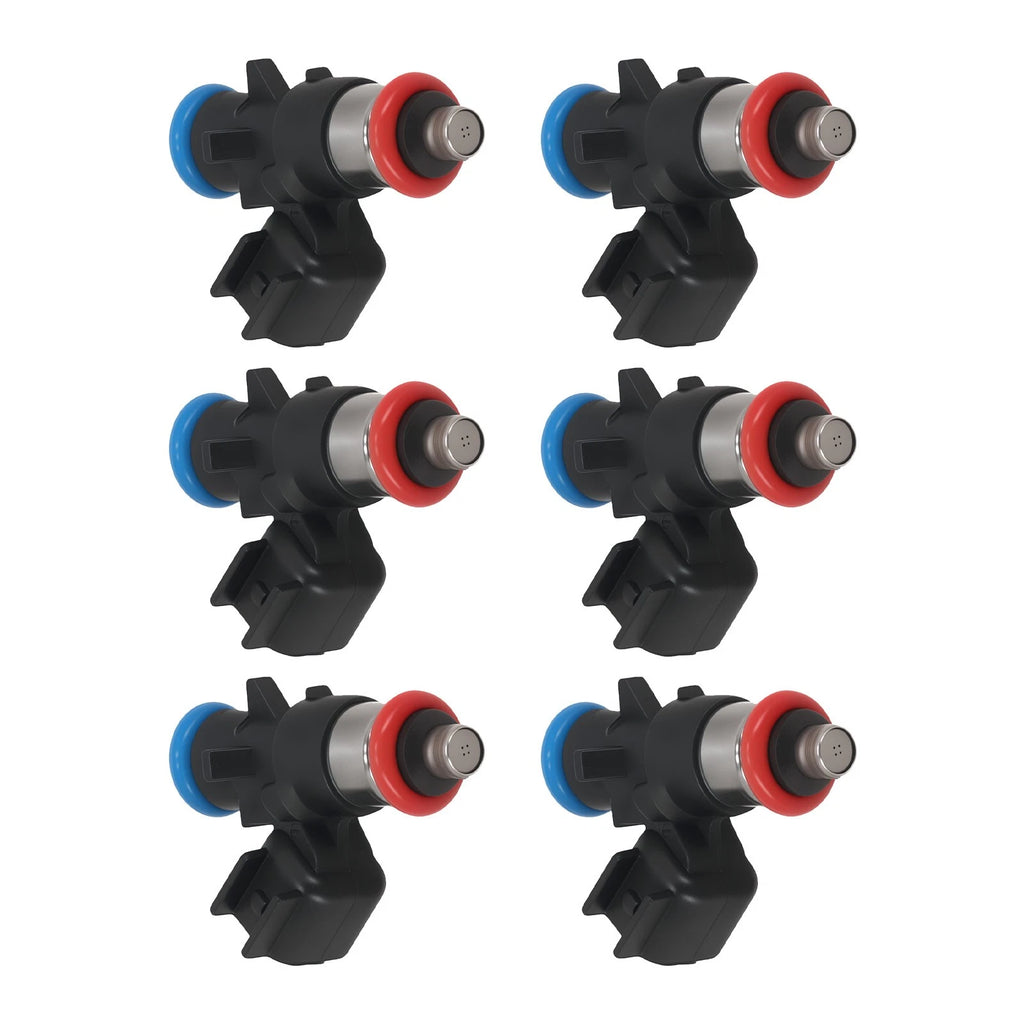 Set of 6 Fuel Injectors for Jeep Wrangler Grand Cherokee Chrysler 200 (2011–2020)