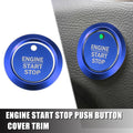 Engine Start Stop Button Cover Kit for Ford F-150 (2016–2021) Blue